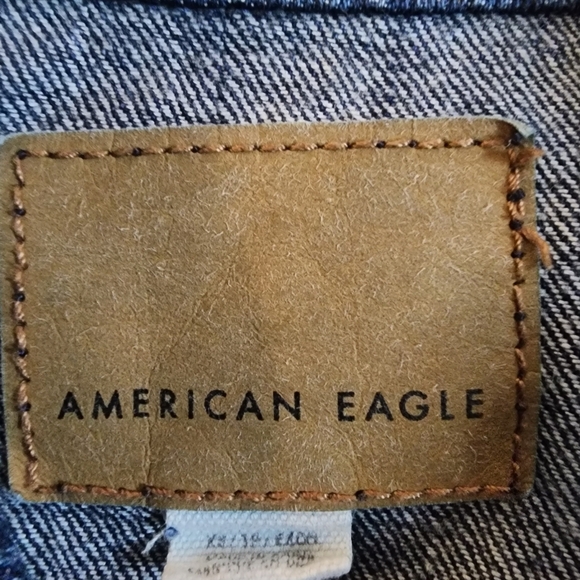 American Eagle Jean Jacket Size Xs - Picture 8 of 9